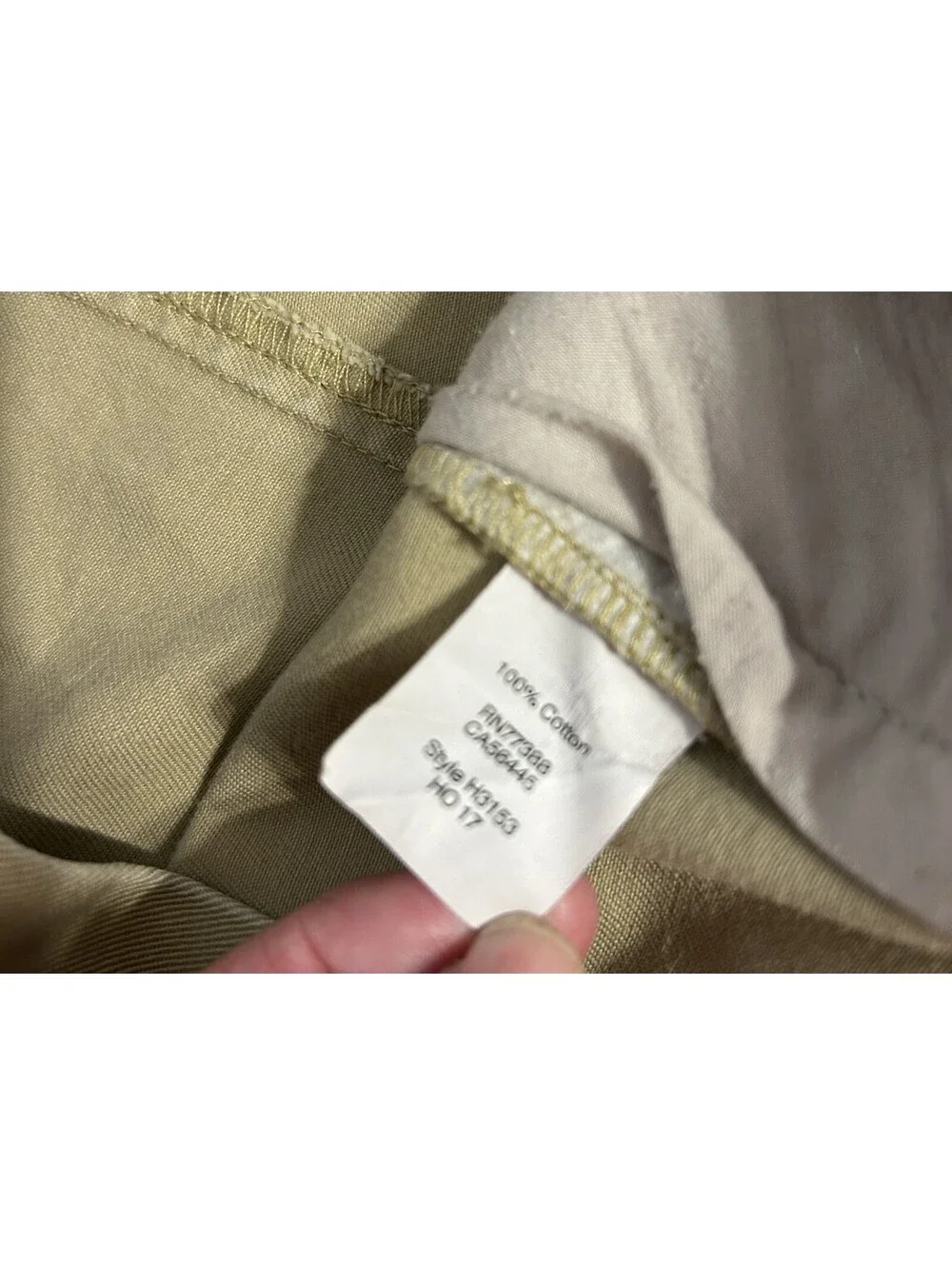 J Crew The Sutton 33X32 Tan Men's Chino Pants Flat Front Casual